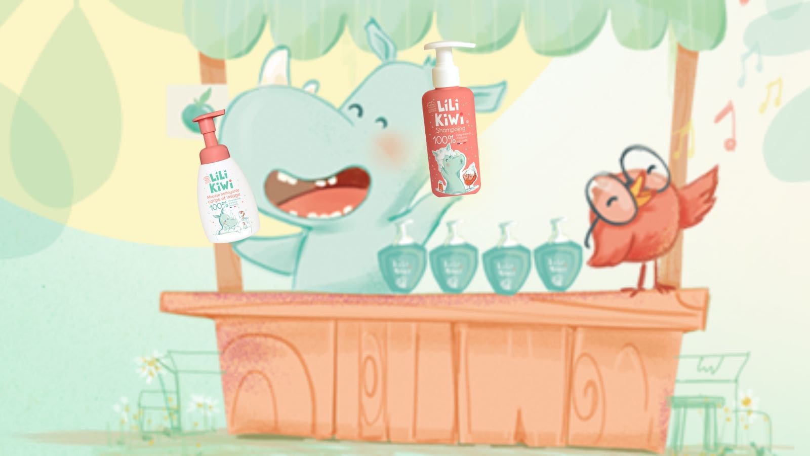Lilikiwi la marque française de cosmétique naturelle et ludique pour les enfants.