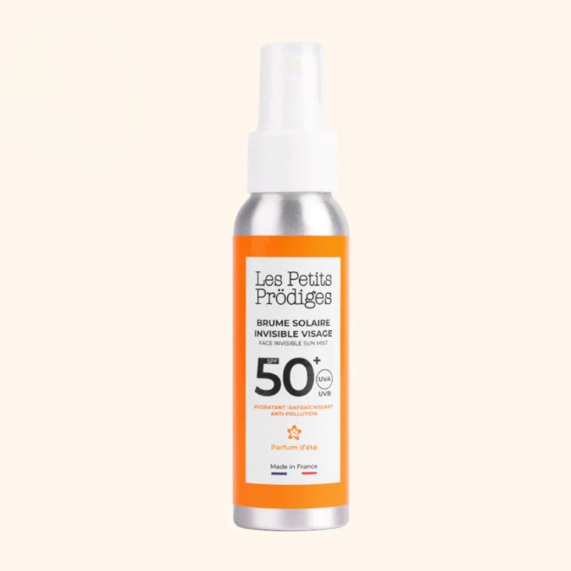 Brume solaire 50 SPF invisible Les Petits Prodiges.