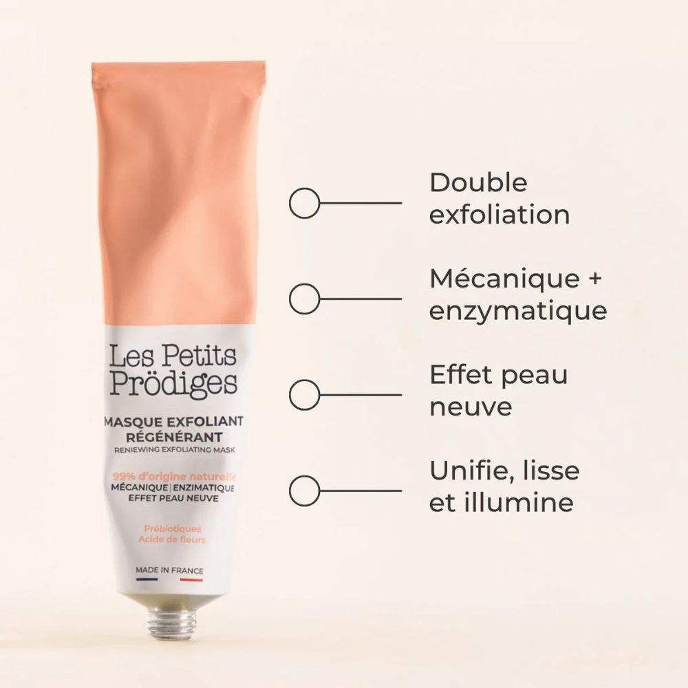 Les bienfaits du masque exfoliant régénérant Les Petits Prodiges.